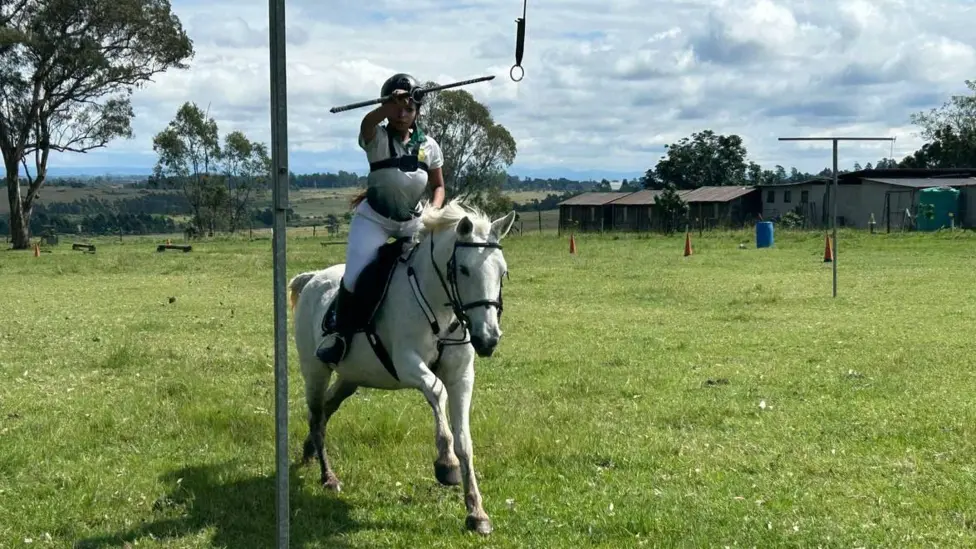 'I don't want it to die' - The black teen pioneer preserving cavalry sport